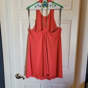 Bebe halter swing dress